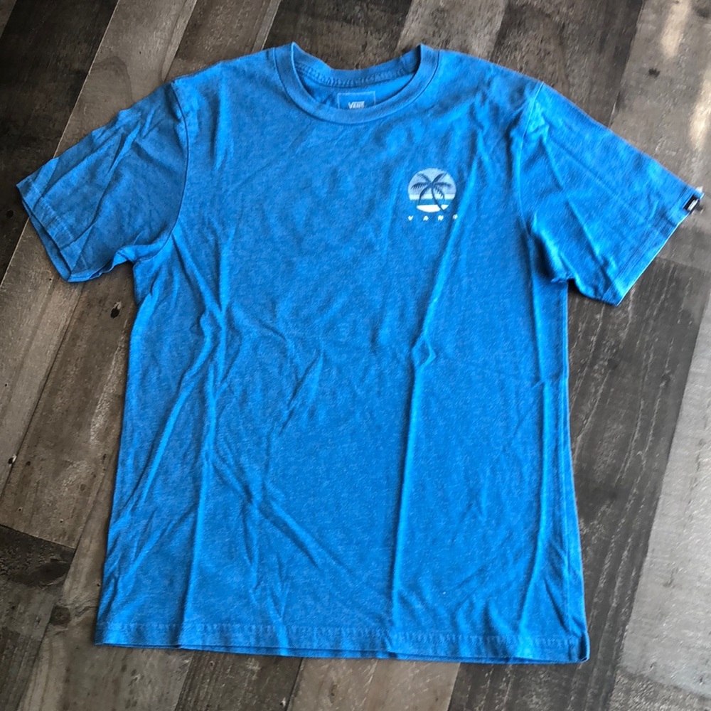 Vans light blue logo T